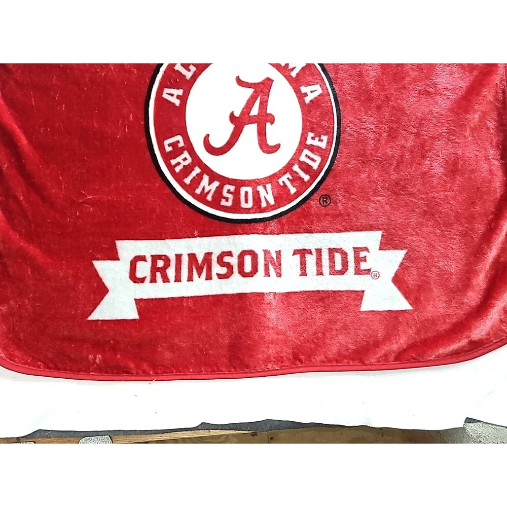 University of Alabama Throw Blanket Stadium Lap Blanket‎ Fan Cover 60x48